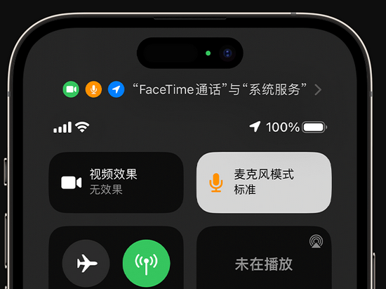 青岛苹果授权维修网点分享iPhone在通话时让你的声音更清晰 