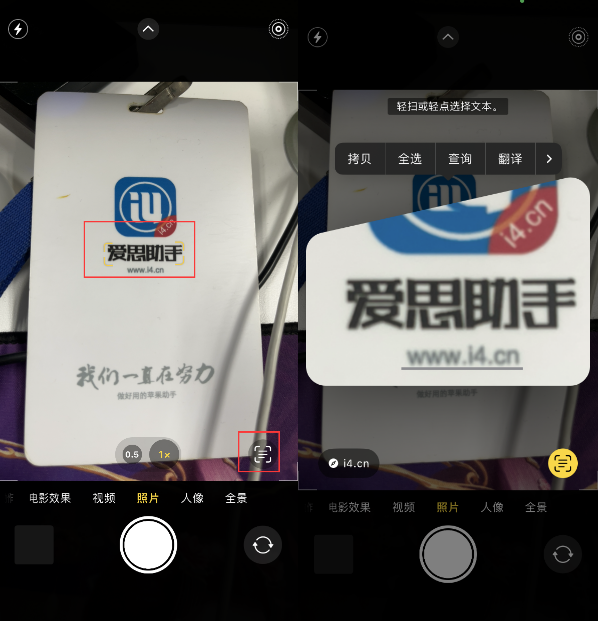 青岛苹果手机维修分享升级iOS 16后如何通过相机翻译文本 