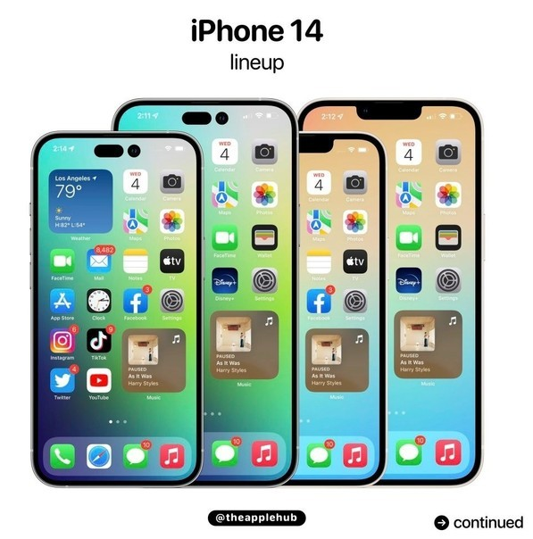 青岛苹果14维修分享iPhone 14全家福 