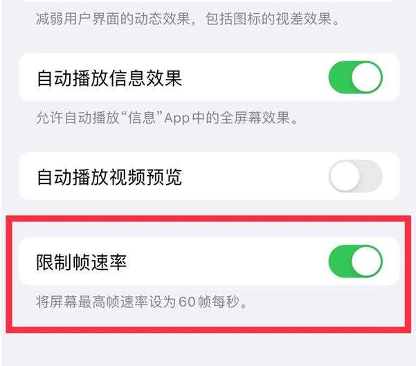 青岛苹果13维修分享iPhone13 Pro高刷设置方法 