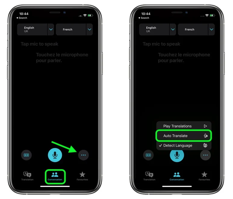 青岛苹果手机维修分享iOS 15 “翻译” App 新改进 